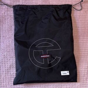 Telfar Eastpak Black Drawstring Backpack